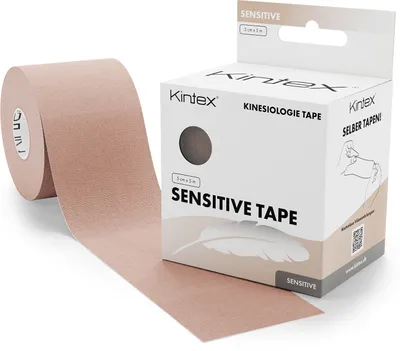 Produktbild von Kintex Kinesiologie Tape Sensitive 5 cm x 5 m Beige