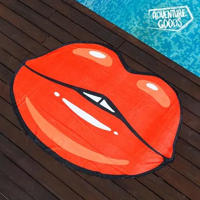 Produktbild von Adventure Goods Strandtuch Kuss