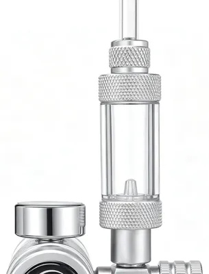 Produktbild von CO2-Blaasmeter mit Rückschlagventil, Schraubanschluss, für Aquariumpflanzen, CO2-Regelung