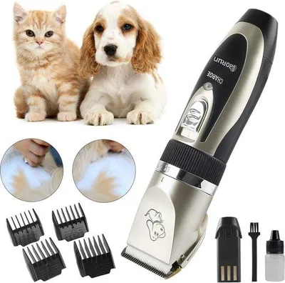 Immagine prodotto di Rasatore per animali, in Vetroceramica, ricaricabile, 4 testine
