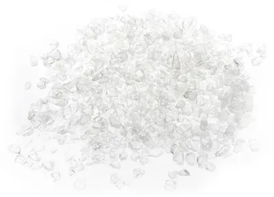 Produktbild von Glassplitt Clear 5-10 mm, Glas, Transparent, 20 kg Sack, für Garten und Beet
