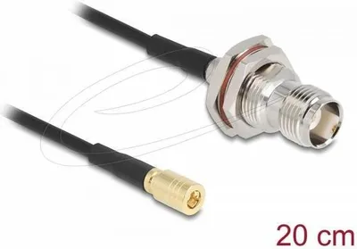 Produktbild von DELOCK  Antennenkabel TNC Buchse zu SMB Stecker RG-174 20 cm
