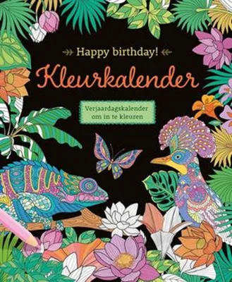 Produktbild von Deltas alles Gute zum Geburtstag! Farbkalender (tropisch)