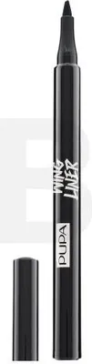 Obrázok produktu pre PUPA Milano Wing Liner, Tekuté, Ceruzka, Čierna, Extra Black, 1 ml, Ženy