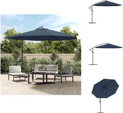 Produktbild von vidaXL Freiarm-Sonnenschirm 3,5 m Blau -  Sonnenschirme & Sonnenschutze