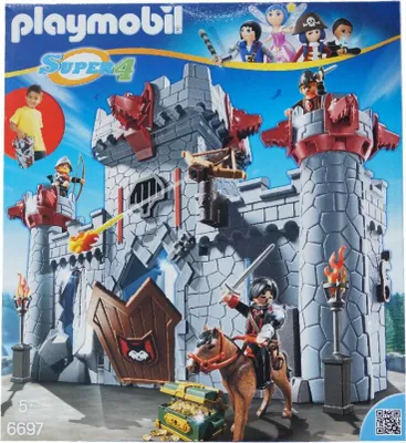 Produktbild von PLAYMOBIL Super 4 6697, Schloss, 5 Jahr(e), Mehrfarbig, Kunststoff