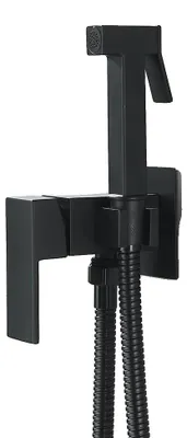 Produktbild von Badezimmer Bidet Wasserhahn, Wandmontage, Hochdruck, Mattschwarz