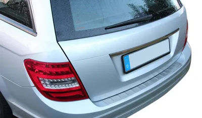 Für Mercedes C-Klasse T-Modell S204 2007-2015 LADEKANTENSCHUTZ Edelstahl MATT in der Farbe von Recambo e.K.
