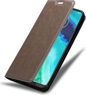 Zdjęcie produktu dla Cadorabo DE-149194, Motorola, Motorola MOTO G8, Brązowy