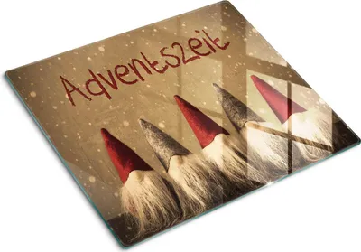 Obrázok produktu pre Sklenená ochranná doska – Kryt varnej dosky – Kryt na indukčnú dosku – 60x52 cm – Rýchle čistenie – Tvrdené sklo – Adventszeit