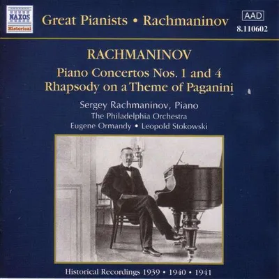 Produktbild von Rachmaninoff, S: Klavierkonzert 1+4/Rhapsodi