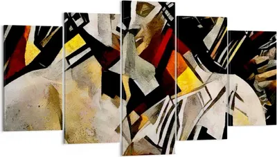 Produktbild von Bild auf Leinwand - Leinwandbild - Skulptur modern - 160x85cm - Wand Bild - Wanddeko - Wandbilder - Leinwanddruck - Bilder - Kunstdruck - Wanddekoration - Leinwand bilder - Wandkunst - EA160x85-3494