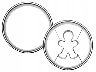 Produktbild von EkoForemki Rund Ausstechformen Set 5cm für Plätzchen