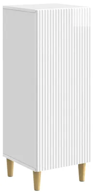 Produktbild von vidaXL Sideboard Hochglanz Weiß 33 x 34,5 x 90 cm Holzwerkstoff