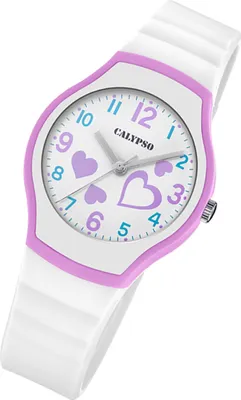 Produktbild von Calypso | analoge Kinderuhr Ø 31 weiß Quarz Kunststoff | K5806/1