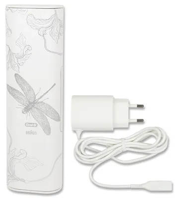Produktbild von ORAL-B TC7000 Dragonfly Silver inkl Braun 5210 Eurostecker (weiß) 12 Volt/400mA