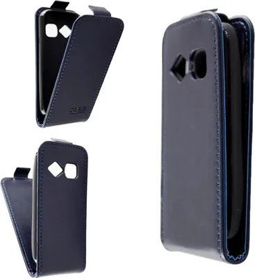 Zdjęcie produktu dla caseroxx etui na telefon komórkowy Knock Cover kompatybilne z Easyfone Prime-A5, etui na smartfona Knock Cover w kolorze niebieskim