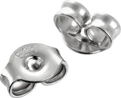 Produktbild von 1 Paar 925er Sterlingsilber rhodiniert. 4,8mm Gegenstecker Butterfly Verschluss