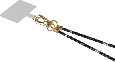Image de Bandoulière perles noir