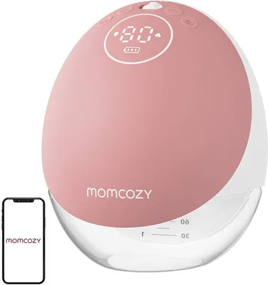 Image de Tire-lait mains libres Momcozy M9 (rouge)