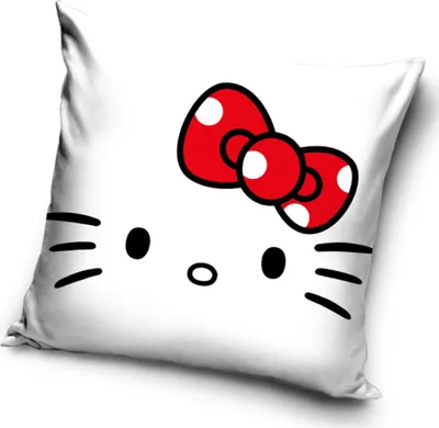 Zdjęcie produktu dla Poszewka na poduszkę Hello Kitty Red Bow