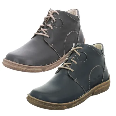 Produktbild von Josef Seibel 85146-PL950 Neele 46 Damen Stiefeletten Schnür Boots Warmfutter, Größe:38 EU, Farbe:Blau