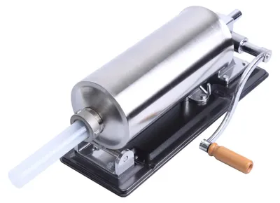 Produktbild von Wurstfüller - Manuelle Wurstfüllmaschine - 4,8 l - Edelstahl - Metall - Für den Heimgebrauch