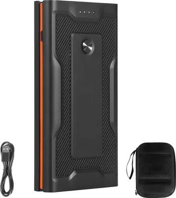 Produktbild von SucceBuy Tragbare Starthilfe Powerbank, 1000A Spitzenstrom mit LED-Lampe & Kabel, geeignet für Motoren bis 5L Benzin/3L Diesel, Schnellladefunktion & Sicherheitsschutz für den Notfall