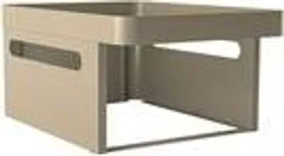 Produktbild von hiyard Mährobotergarage plain / Wetterfeste Mähroboter-Garage & Schutzdach für Rasenroboter / perlbeige / Länge 892 mm · Breite 646 mm · Höhe 444 mm