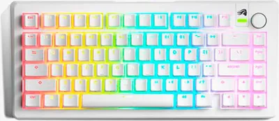 Produktbild von Glorious Gaming GMMK 3 Prebuilt, Kabelgebunden, USB, Mechanischer Switch, QWERTY, RGB-LED, Weiß