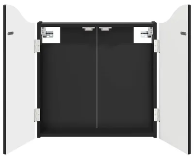 Immagine prodotto di vidaXL Armadietto per bersaglio da freccette, nero, 56 x 12 x 63 cm, realizzato in materiale composito di legno