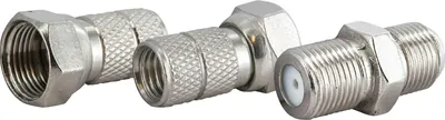 Produktbild von Schwaiger KVBS65 531, F-Typ, Silber, Sichtverpackung, 3 Stück(e)