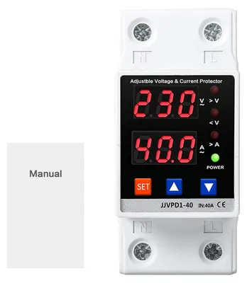 Image de 40A AC220V 2P Appareil de protection contre les surtensions et les sous-tensions sur rail DIN avec relais de protection réglable