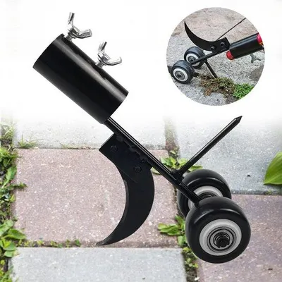 Produktbild von Handgeführter 2-in-1 Unkraut-Entferner mit Rotor und 2 Rädern
