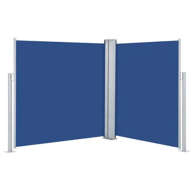Produktbild von Ausziehbare Seitenmarkise Blau 140 x 600 cm