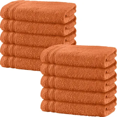 Produktbild von Erwin Müller Handtuch Heidelberg" 10er-Pack terra 50x100 cm"