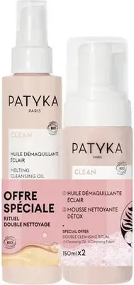 Produktbild von Patyka Reinigungsol 150 ml + Reinigungsschaum 150 ml, Set bestehend aus 2 Stück