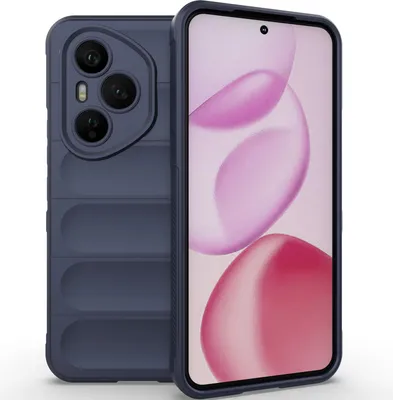 Produktbild von Handyhülle für Honor 40 Pro Weich TPU Silikon Stossfest Anti-rutsch Hülle Dunkelblau