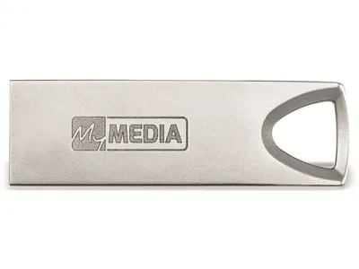 Produktbild von MyMedia USB 2.0 Stick 64GB, My Alu, silber