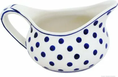 Produktbild von Original Bunzlauer Keramik 450 ml Sauciere  Soßenschüssel 18x9,6 cm im Design 37