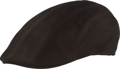 Balke Ledermütze 6-teilig mit Baumwollfutter in schwarz