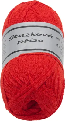 Zdjęcie produktu dla Przędza STUŽKOVÁ - 50 g / 109 m - czerwona