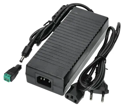 Immagine prodotto di Alimentatore a trasformatore, 12 V CC, 120 W, 10 A, tensione di ingresso 100-240 V, dimensioni 245 x 76 x 38 mm