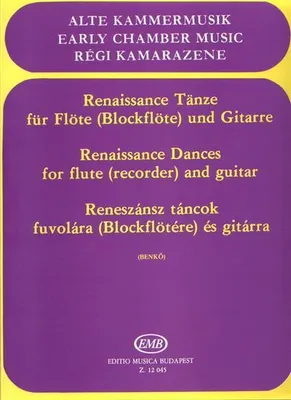 Produktbild von Renaissance-Tänzefür Flöte und Gitarre