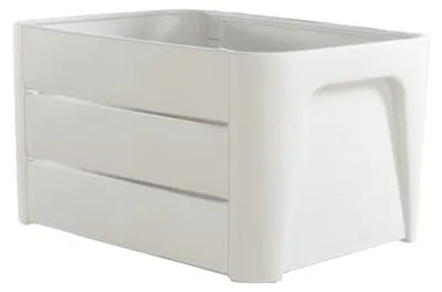 Zdjęcie produktu dla Basil Mirage skrzynia Click 'n Crate biała 24l