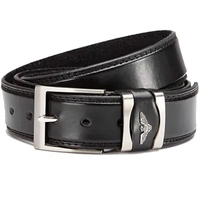 Produktbild von Herren Übergrößen Beschichtet Ledergürtel Überlängen-Gürtel 30540 Schwarz 155 cm