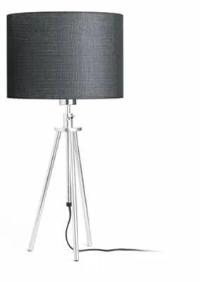 Zdjęcie produktu dla GARDETTE lampa stołowa czarna aluminium 230V LED E27 15W