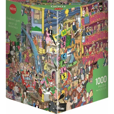 Zdjęcie produktu dla Heye Puzzle 30044, 1000 szt., Artystyczny