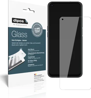 Zdjęcie produktu dla 2x Folia ochronna dla Oppo A52 - Folia antywstrząsowa 9H z plastikowego szkła dipos Glass
