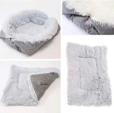 Produktbild von Weiches Katzenbett, superzacht, wasbar, opvouwbar, für kleine Hunde